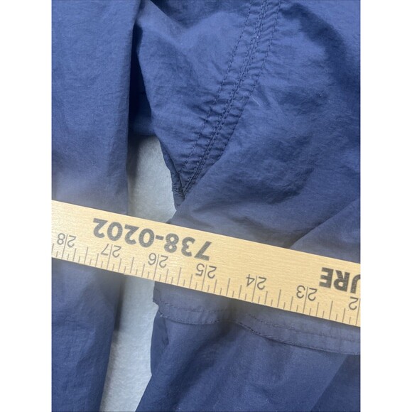 Members Only Nylon Windbreaker Rain Jacket Navy Blue Lightweight XL - Picture 10 of 11